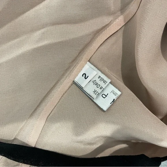 Megan Park Lace Black 100% Silk Camisole - Picture 6 of 8